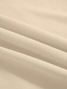 Camiseta Casual de Manga Corta para Mujer - Estampado Vintage con Patrón de Palmeras y Letras, Regalo para Vacaciones de Verano en la Playa, Manga Corta, Corte Regular, Cuello Redondo, Adecuada para Primavera y Verano, Ropa para Mujer - Albaricoque - Ver 4