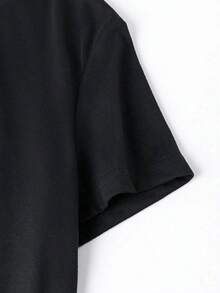 Men's Black Los Angeles California Graphic T-Shirt – Palm Tree & Est 1989, Casual Streetwear For Daily, Summer, & Urban Outings - 黑色 - 查看 3
