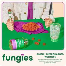 Fungies Lion's Mane Mushroom Gummies, Mixed Blueberry & Strawberry Flavor - Mushroom Supplement Gummy For Adults & Children , Cognitive Function, 60 Servings - Reishi - View 7