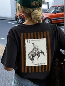 Women T-Shirts - Black - View 3