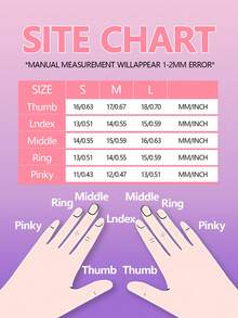 10片装Y2K风格 | 白色边框花朵美甲贴纸 | 手工法式美甲 | 白色法式甲片 + 白色边框花朵假指甲 | 温柔甜美，四季必备 | 适合通勤、派对和日常佩戴 | 送给女孩和女士的最佳礼物 - 彩色 - 查看 6