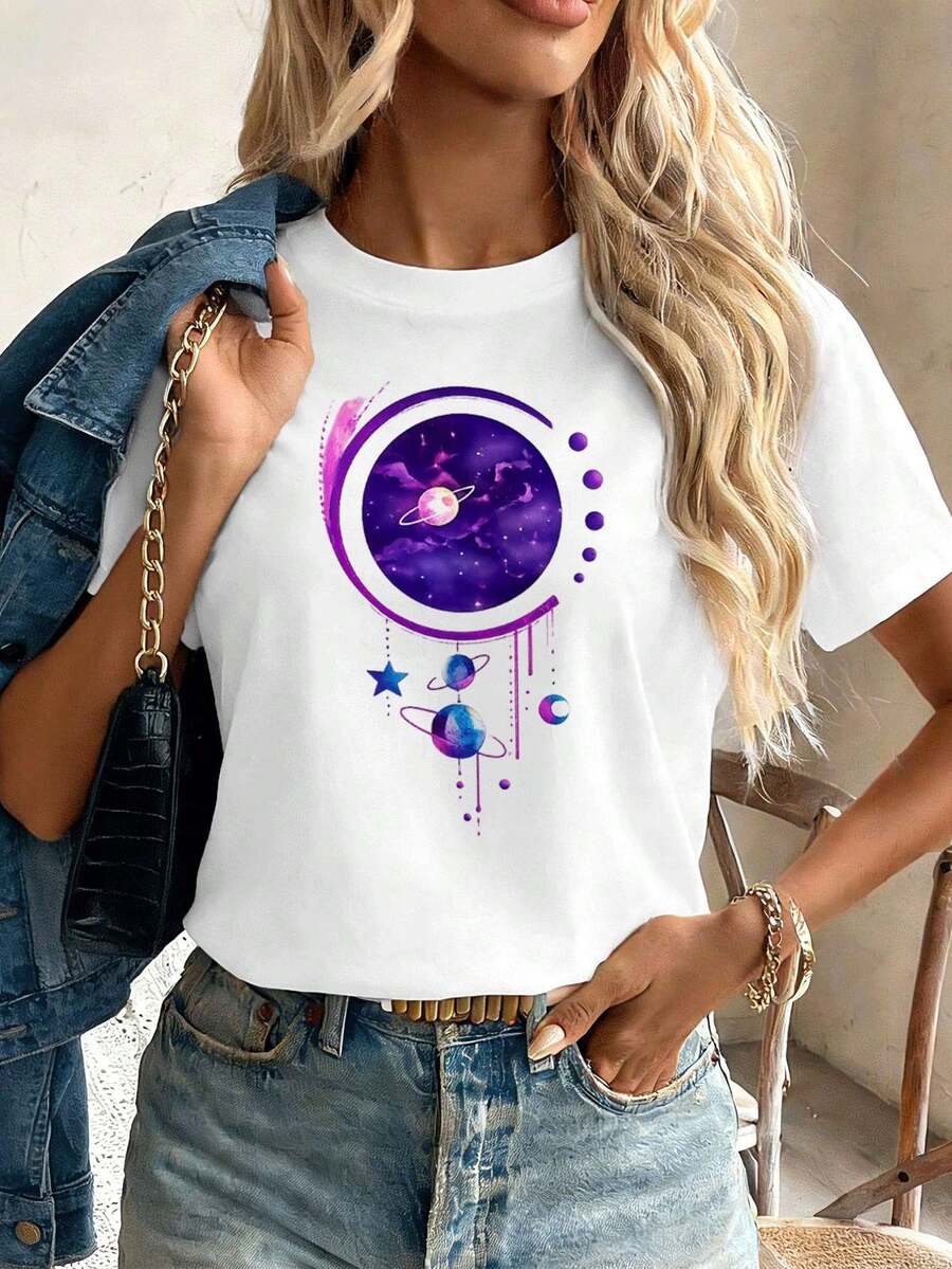 Women T-Shirts - White - View 1