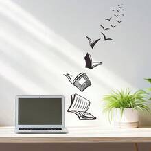 Adesivos Decorativos Autocolantes para Livros/Livros Didáticos para Quarto, Sala de Estar, Dormitório, Casa - A - Visão 1