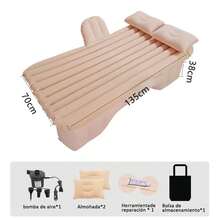 Colchón Inflable Para Asiento Trasero De Auto Con Inflador - A - Ver 3