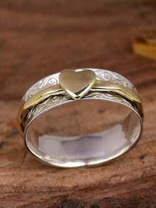 1pc Beautiful Ring, Suitable For Women, Ideal For Mother's Day Gift, Anniversary Celebration, Party Jewelry - 1# - View 4