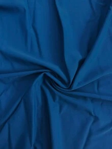Summer Solid Color Sexy Elegant Bohemian Style Spaghetti Strap Sweet Bikini Swimwear Beach Holiday 2 Pieces Set Vacation - Navy Blue - View 7