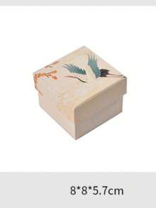 Hộp đựng trang sức bằng giấy thiết kế độc đáo theo phong cách Trung Quốc, hộp quà tặng đựng bông tai, vòng tay, dây chuyền, kẹp tóc. - Phi hạc Xiangyun - Xem 9