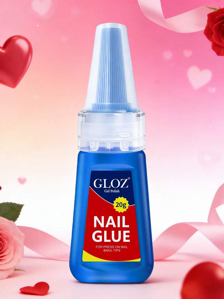 GLOZ 高强度/防水/速干指甲胶，使用方便，强力粘合，无需紫外线灯
