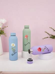 1個客製化雙層不鏽鋼咖啡杯 運動水壺 500ml/17oz 可客製姓名保溫隨行杯 真空保溫瓶 - 彩色 - 查看 5
