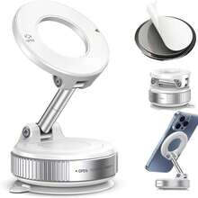 360° Rotating Magnetic Phone Holder, Foldable & Extendable, Universal Compatibility, Non-Waterproof, Portable, Suitable For Car/Bathroom/Travel/Gym/Smooth Surface. Note: Only Supports Installation On Smooth Surfaces. - Multicolor - View 14