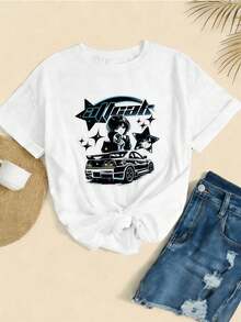 Women T-Shirts - White - View 2