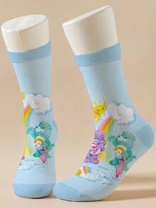 1 Đôi tất nữ Care Bears in hình cá nhân hóa, in kỹ thuật số 360 độ với các hình ảnh thú vị như Cheer Bear, Wish Bear, Heart Bear, Angel Bear, Grumpy Bear, thời trang và tối giản, phù hợp để mang hàng ngày và làm quà tặng tốt nghiệp/sinh nhật. - Nhiều màu - Xem 5