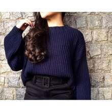 Women's Knitted Sweater - Azul Marino - Ver 1