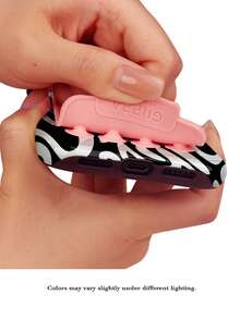 一套黑色不规则波浪纹手机壳+粉色吸盘，适用于 17 Pro Max、16 Pro Max、15 Pro Max、14 Pro Max，韩版时尚趣味手机壳，兼容 11/12/13/14/15/16 Pro Max Plus，优雅设计男女皆宜，是圣诞节、情人节、复活节、婚礼季和生日送给女友的理想礼物。 - 黑色 - 查看 5