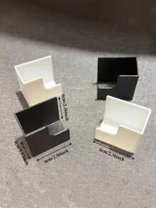 2件組 ABS 電子秤架 - 多功能壓克力展示架，適用於時尚家居裝飾、浴室與臥室配件及收納整理；也可作為桌面收納架、小型畫架或檯面展示架使用 - 彩色 - 查看 9