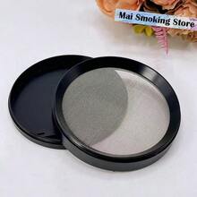 3.9inch Metal Herb Grinder Extra Large 4-Layer Manual Spice Mill Pepper Salt Crusher Mortar Raw Grass Tobacco Grinder Cigarette  Accessories Tool Gift - màu đen - Xem 4