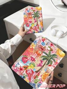 椰子、椰子树、芙蓉花、芙蓉花，适用于 iPad Air 8 (M4) 2026 (11 英寸)、Air 8 (M4) 2026 (13 英寸)、(A16) 第 11 代 11 英寸 2025、Apple Air 11 (2025)、第 10 代 10.9 英寸 2022 的保护壳，带笔槽、三折支架、自动唤醒/睡眠功能，是返校、情人节、节日的可爱礼物。 - 彩色 - 查看 10