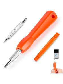 Bộ 3 tua vít sửa chữa màu xanh lá cây/xanh dương/cam, dụng cụ sửa chữa đa năng gia đình, tua vít nhỏ gọn, dễ mang theo. - Nhiều màu - Xem 4