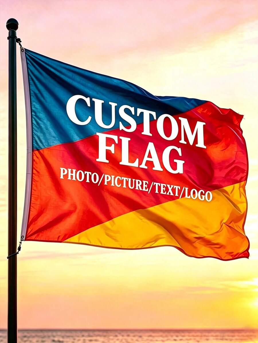 Cờ in hình/chữ/logo theo yêu cầu, cờ cổ động viên World Cup đội thể thao theo yêu cầu, cờ trang trí sân vườn nhà (không bao gồm cột cờ), biểu ngữ trang trí sự kiện, cờ quà tặng kỷ niệm theo yêu cầu cho gia đình, thú cưng, cặp đôi, cờ trang trí tiệc cưới sinh nhật, cờ trang trí tiệc bế mạc trận bóng đá, quà tặng độc đáo. - Nhiều màu - Xem 1