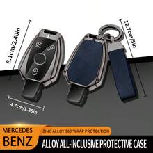 Vỏ chìa khóa thông minh - Phù hợp với các dòng xe C/CL/E/G/GL/ML/R-Class từ năm 2006-2015 | Vỏ thay thế bền bỉ, thời trang và chắc chắn - vòng đeo tay - Xem 2