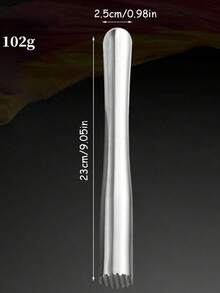 1pc Stainless Steel Popsicle Manual Squeezing Lemon Juice, Fruit Mashing, Juice Pressing, Bar Bartending. - View 4