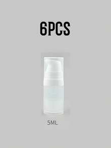 5/10/15ml 1/2/3/4/5/6/10件 真空泵瓶，透明真空化妝品乳霜泵瓶，旅行化妝品分裝瓶，適用於乳液、精華液、洗髮精及其他盥洗用品，泵式分裝，旅行尺寸乳液分裝瓶，適用於DIY底妝、凝膠、精華液、保濕霜等。 - 彩色 - 查看 22