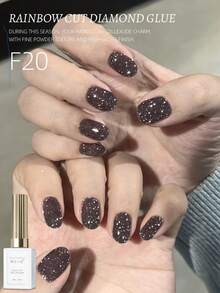 MISSMONDAY 15ml 彩虹闪粉凝胶指甲油 夏日糖果闪粉凝胶，UV LED 浸粉美甲，半永久，DIY 沙龙级美甲凝胶 - 彩色 - 查看 20