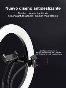 LED Ring Light For Live Streaming And Videos, Professional Ring Light Lighting With Remote Control, For Makeup, Photography And Digital Content. Compact And Portable LED Ring Light For Creators And Beauty Lovers - A - View 7