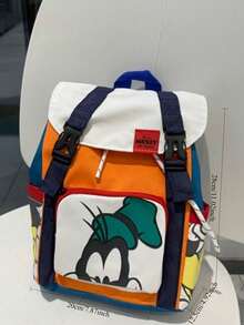 Mochila con cordón de alta calidad y diseño de dibujos animados lindos y de moda para niñas - Multicolor - Ver 2