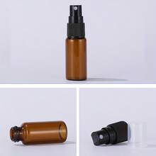 3件組玻璃超細霧噴霧器套組，5ml/15ml多尺寸黑色噴頭，配透明防塵防漏螺紋蓋，抗UV光可重複填充旅行化妝品分裝瓶，適用香水、化妝水、精油、臉部噴霧，飛行商務旅行裝備 - 彩色 - 查看 4