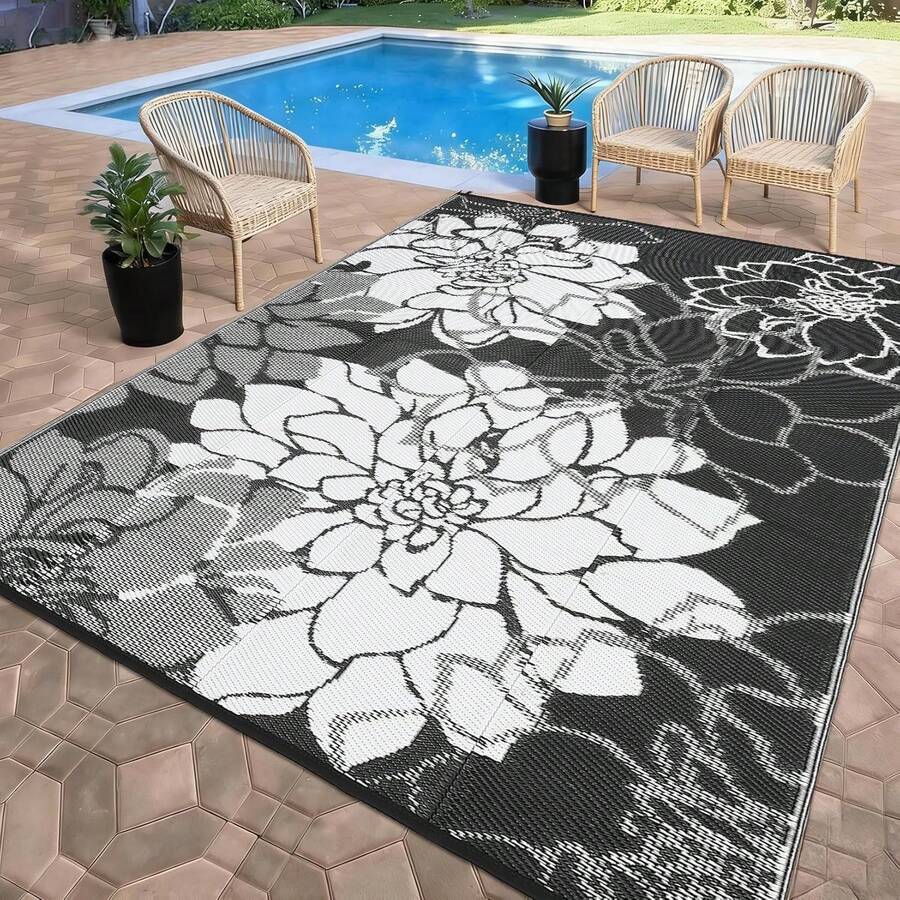 Tappeti e moquette per patio - nero - Visualizzare 1