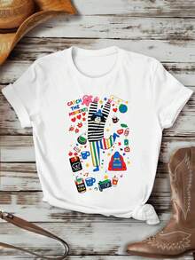 Women T-Shirts - White - View 1