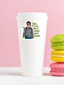 Hình dán hài hước "Đừng có tè ra quần" của Steve Harrington, câu nói dí dỏm từ chương trình truyền hình retro thập niên 80, thích hợp dán lên laptop và Kindle, quà tặng nghệ thuật dành cho người hâm mộ. - Nhiều màu - Xem 4