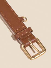 Collar Pet Supplies Suitable For Small, Medium, And Large Dogs Faux Leather - Brown - View 3