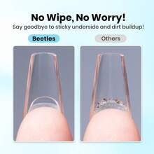 1Pcs 20g Solid Nail Glue Gel, No Wipe Hands-Free Clear Glue, Beetles Soft Nail Tip Adhesive For Press On Nails Acrylic Nail Extensions, Soak Off Long Lasting 3D Nail Art Gel, Beginner Friendly Nail Lamp Needed - 1Pcs 20g No Wipe Hands-Free Clear Glue - 查看 3