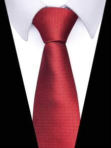 AlanKing 1pc Formal Solid Color 8cm Wide Men's Necktie, Essential Suit Accessory For Formal Business And Wedding Occasions - Color Mixing - View 13