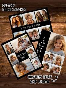 Personalized Photo Fridge Magnets - Customized Photo Magnets | Unique Gifts For Christmas, Valentine's Day, Birthday, Anniversary | Personalized Photo Gifts For Family And Couples - Multicolor 05 - View 2