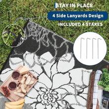 Tappeti e moquette per patio - nero - Visualizzare 7