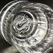 Elegante y lujoso cristal - Vidrio premium con escultura 3D interior artesanal que preserva la salud - transparente - Ver 4