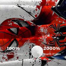 Marvel 这款蜘蛛侠主题法兰绒毯采用泼墨涂鸦艺术风格。醒目的红黑配色营造出强烈的视觉冲击力，蜘蛛侠的标志性颜色也清晰可见，便于识别。它兼具美观与舒适，触感柔软，适合用作沙发毯、午睡毯或床上用品装饰，尤其适合夏季使用。 - 彩色 - 查看 9