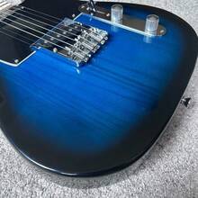 Trans Blue Tele Style Electric Guitar With Maple Neck And Accessories Full-Size - 如圖所示 - 查看 6