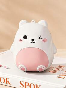 1pc Cute Bear Portable Pill Box, Large Capacity Airtight Medicine Storage Box, Refillable 7-Day Portable Pill Organizer, Small Medicine Storage Box, Airtight Design, Large Capacity Pill Box, Easy To Carry Or Hang On Bag - Multicolor - View 12
