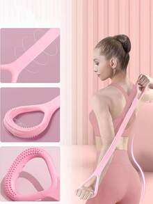 Powcan 8-Shaped Resistance Band With Handles, Elastic Band Suitable For Arm, Back, Shoulder Exercises, Fitness Equipment For Yoga, Pilates, Physical Therapy Stretching - Multicolor - View 7