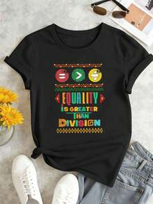 Women T-Shirts - Black - View 2