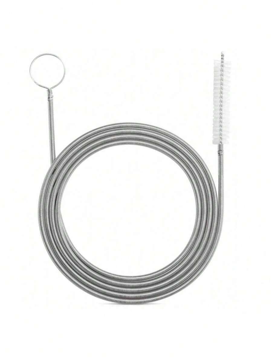3/2/1pc Flexible Long Drain Pipe Cleaning Brush - Suitable For Toilet And Pipes, No Power Required, Basic Household Cleaning Tool, Drain Pipe Cleaner, Shower Drain Pipe Cleaning Tool, Sink Cleaner, Drain Pipe Hair Remover, Sink Cleaner, Drain Pipe Hair Remover, Pipe Cleaner, Snake Drain Pipe Cleaner, Hair Cleaning Tool, Kitchen Sink And Bathtub, Sink Cleaning, Drain Pipe, Toilet Sewer Pipe Cleaning Tool, Shower, Kitchen Sink, Bathtub, Bathroom, Bathroom Accessories( - Multicolor - View 1