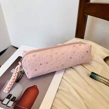 1 hộp bút bằng vải canvas chấm bi hình ngôi sao dễ thương, túi đựng văn phòng phẩm và mỹ phẩm có khóa kéo dung tích lớn chất lượng cao dành cho học sinh. - A - Xem 15