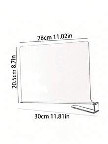 Transparent Acrylic Shelf Divider, Closet Organizer, Cabinet Partition, Office File Separator, Bookshelf Divider, Wardrobe Clothes Organizer, Sturdy And Practical Shelf Divider - Clear - View 14