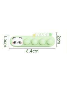 Bộ sắp xếp dây cáp để bàn hình gấu trúc hoạt hình (loại cố định), trung tâm quản lý và lưu trữ dây cáp, dụng cụ quấn dây tự dính, thiết bị cuộn dây cáp dữ liệu. - Nhiều màu - Xem 12