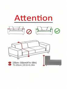 1 pieza Funda elástica con volantes estampada para sofá, a prueba de polvo y resistente a la suciedad, protector de sofá de ajuste perfecto, decoración del hogar, lavable a máquina - Negro - Ver 6