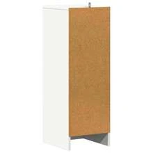 Armoire à chaussures Blanc 31,5x35x90 cm Bois d'ingénierie - Blanc - Voir 6
